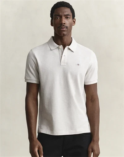 Gant - Reg Shield Polo - Glacier Melange